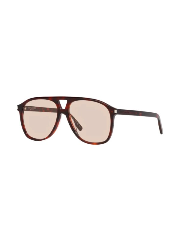 Saint Laurent Eyewear Dune zonnebril met piloten montuur - Rood