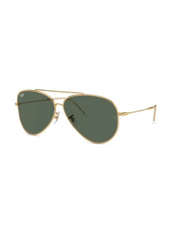 Ray-Ban Aviator Reverse zonnebril met piloten montuur - Goud