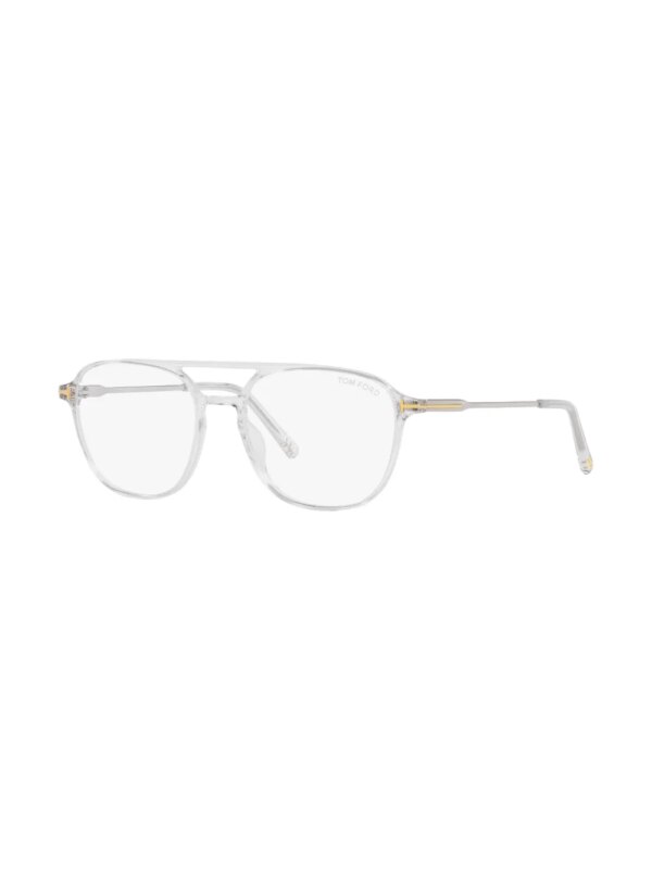 TOM FORD Eyewear Zonnebril met doorzichtig piloten montuur - Beige