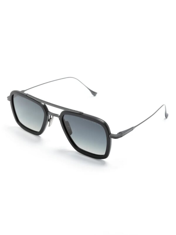 Dita Eyewear Zonnebril met vierkant montuur - Zwart