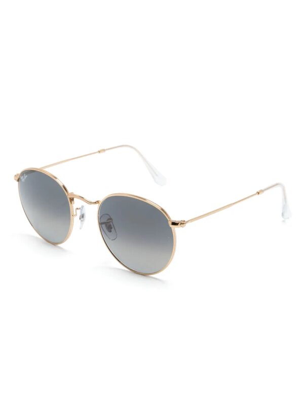 Ray-Ban Zonnebril met metallic rond montuur - Goud