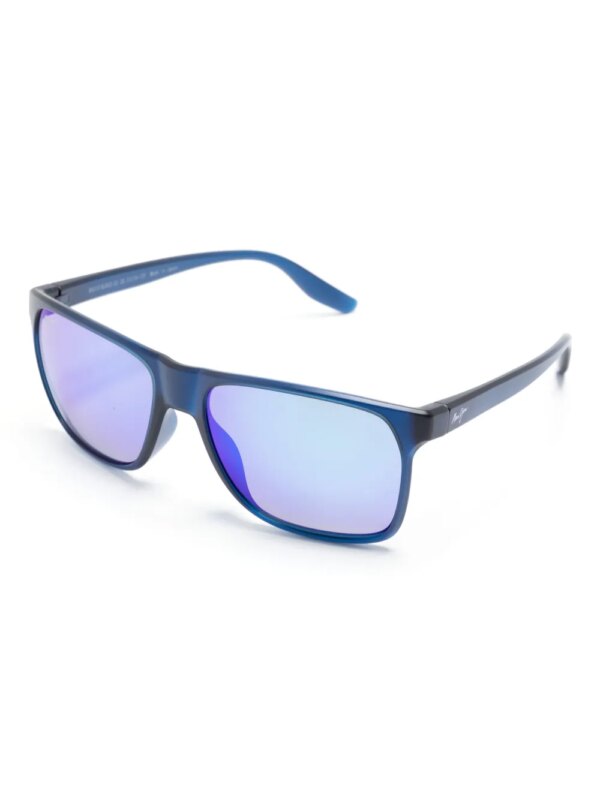 Maui Jim Pailolo zonnebril met vierkant montuur - Blauw