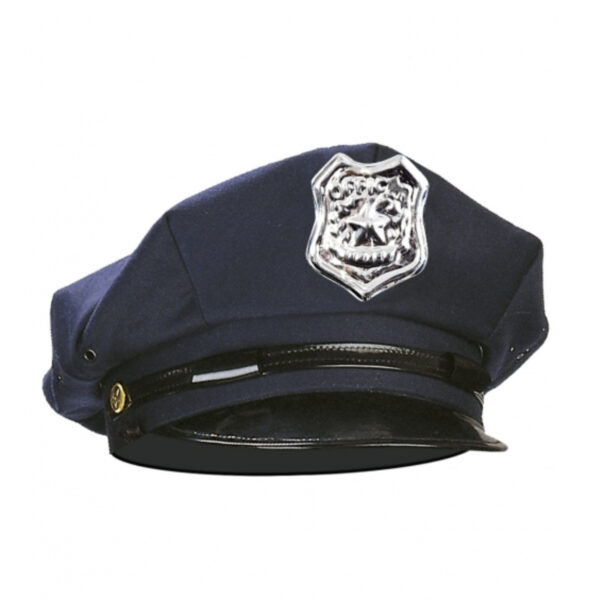 Widmann Politiepet - politieagent - volwassenen - Carnaval/thema feest