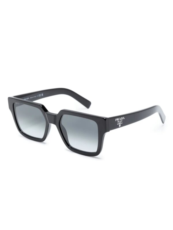 Prada Eyewear Zonnebril met vierkant montuur - Zwart