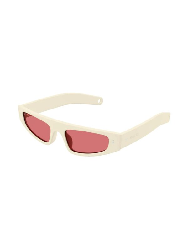 Gucci Eyewear Zonnebril met cat-eye montuur - Wit