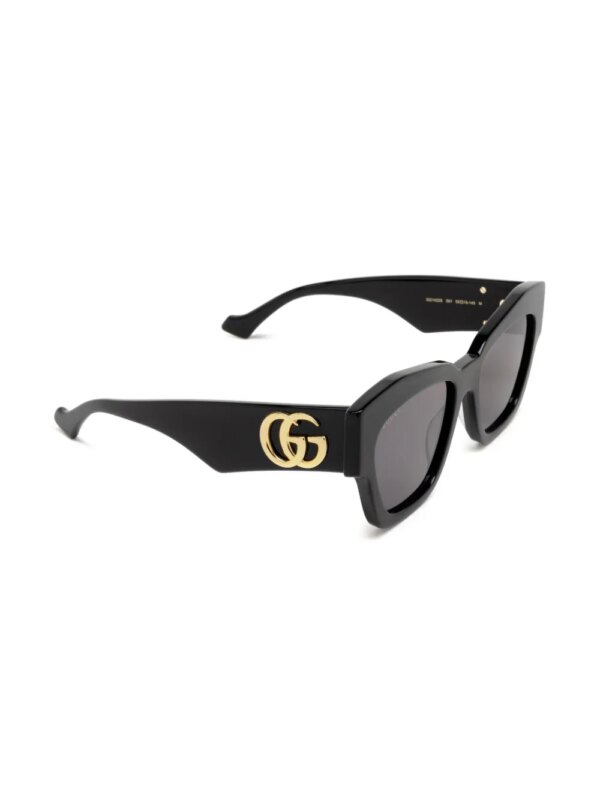 Gucci Eyewear Gene FF zonnebril met cat-eye montuur - Zwart