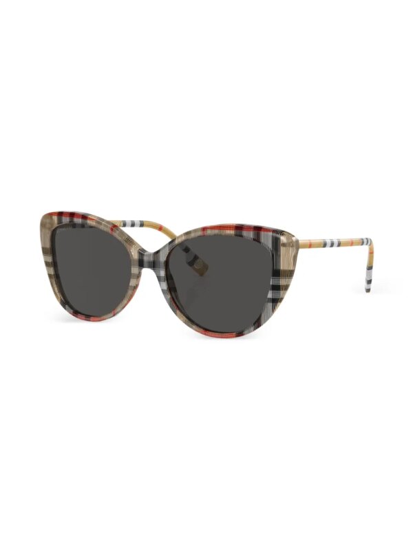 Burberry Eyewear Vintage Check zonnebril met cat-eye montuur - Bruin