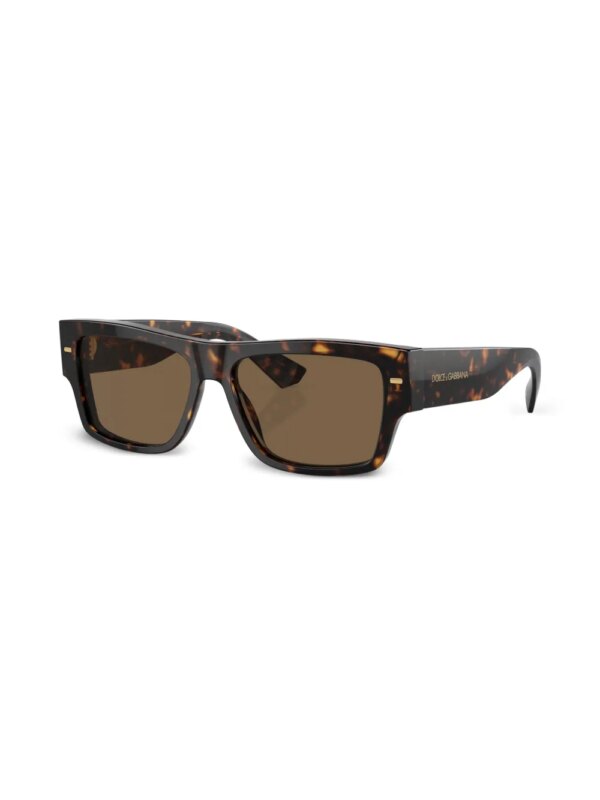 Dolce & Gabbana Eyewear Zonnebril met vierkant montuur - Groen