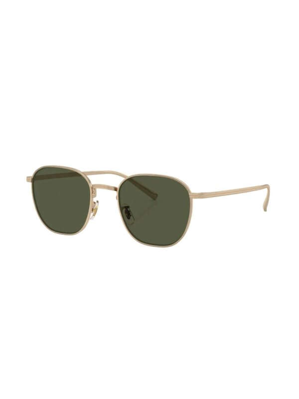 Oliver Peoples Rynn zonnebril met vierkant montuur - Goud