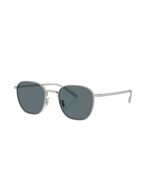 Oliver Peoples Rynn zonnebril met vierkant montuur - Zilver