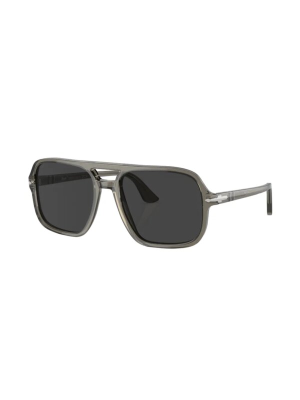 Persol Zonnebril met piloten montuur - Grijs