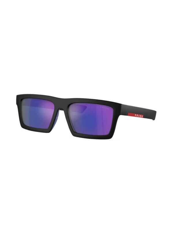 Prada Eyewear PS 02ZSU zonnebril met vierkant montuur - Zwart