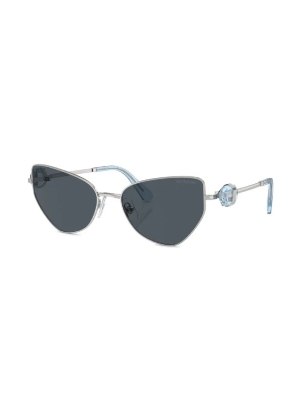 Swarovski Eyewear Zonnebril met cat-eye montuur - Zilver