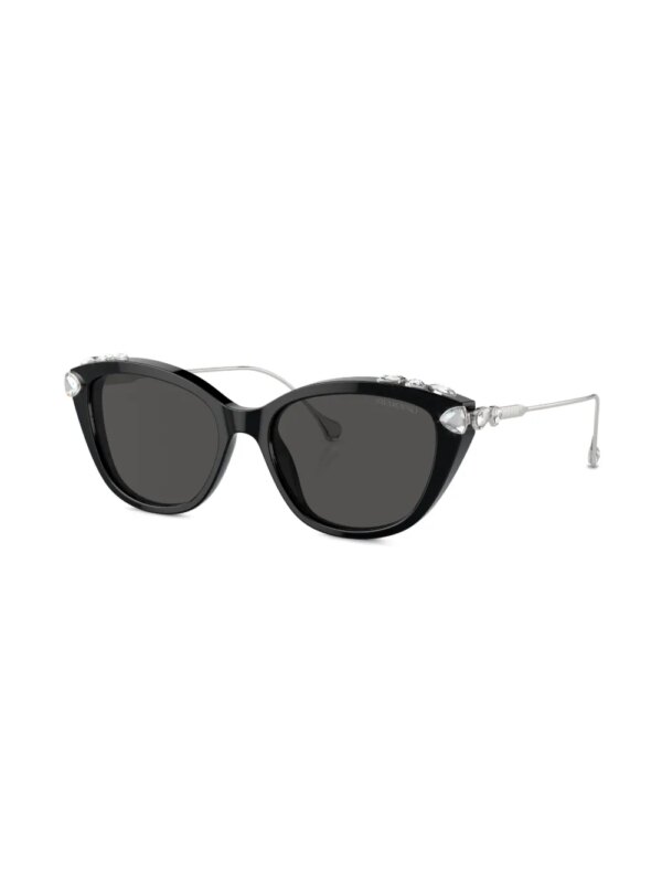 Swarovski Eyewear Zonnebril met cat-eye montuur - Zwart