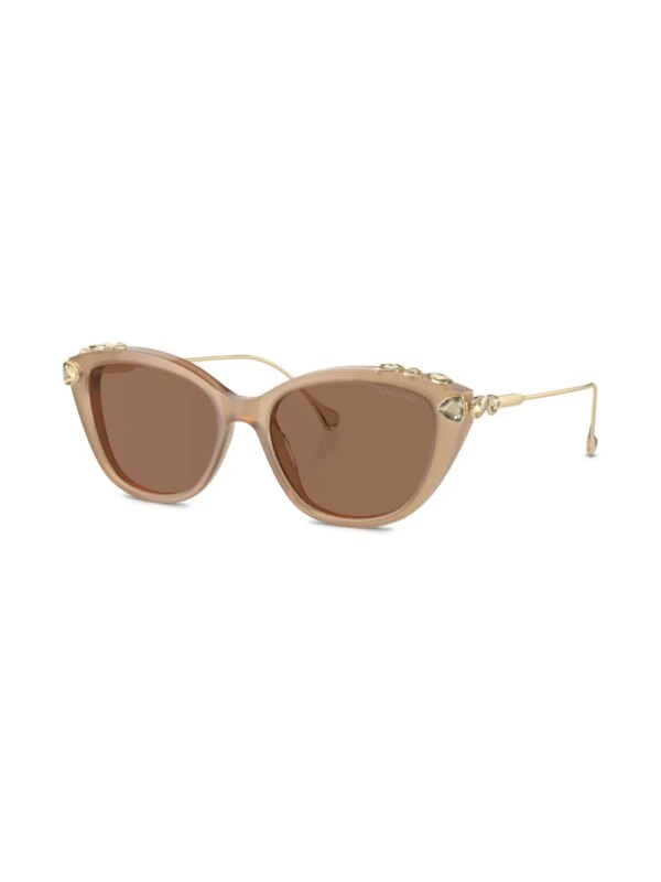 Swarovski Eyewear Zonnebril met cat-eye montuur - Bruin