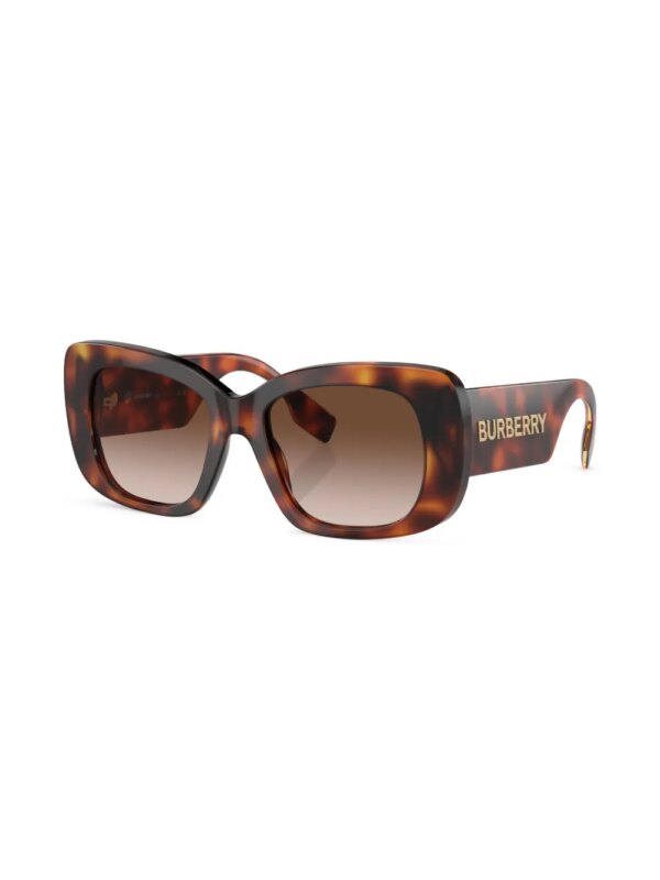 Burberry Eyewear Zonnebril met vierkant montuur - Groen