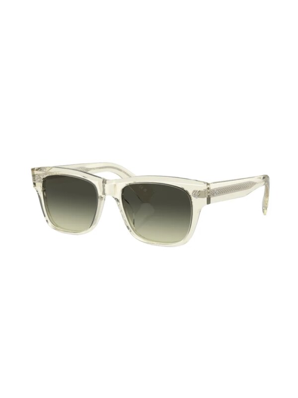 Oliver Peoples Birell zonnebril met vierkant montuur - Bruin
