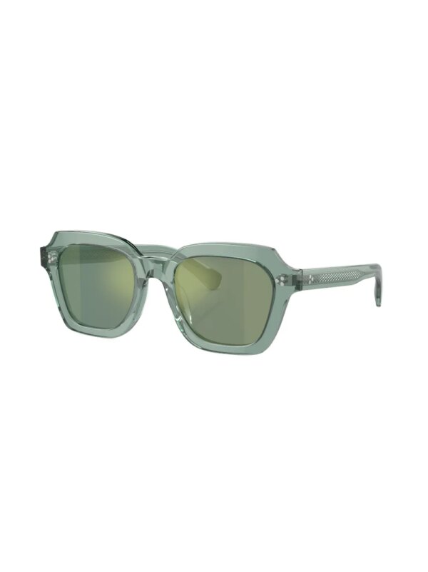 Oliver Peoples Zonnebril met vierkant montuur - Groen