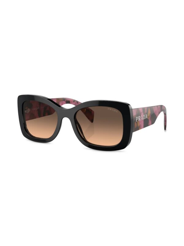 Prada Eyewear Zonnebril met vierkant montuur - Paars
