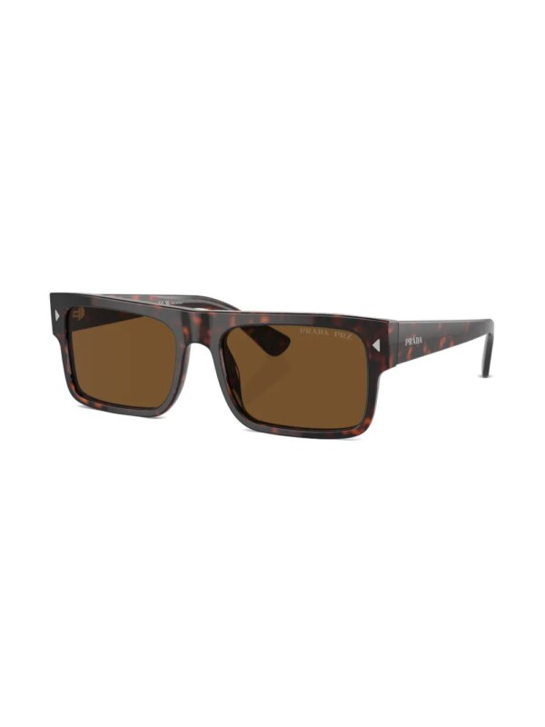 Prada Eyewear Zonnebril met vierkant montuur - Groen