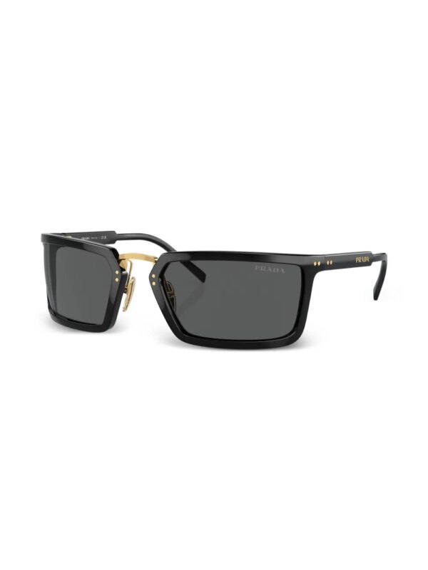 Prada Eyewear Zonnebril met logo - Zwart