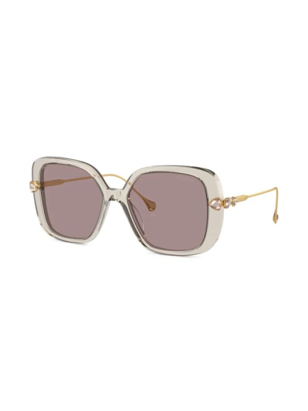 Swarovski Eyewear Zonnebril met oversized montuur - Bruin
