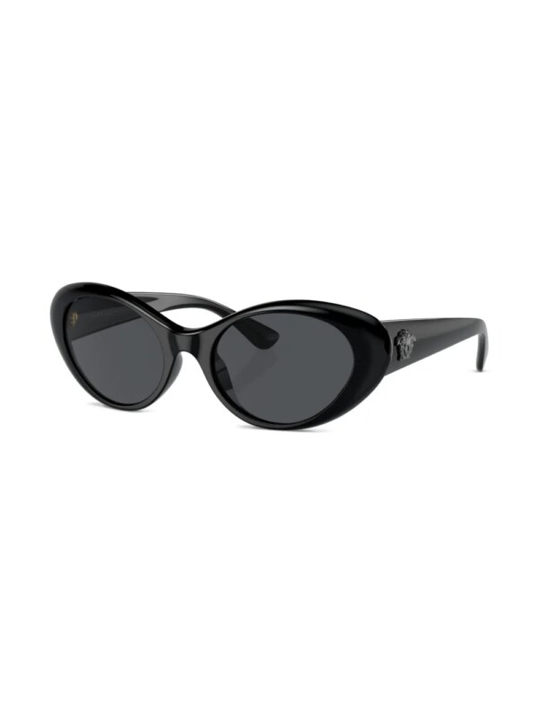 Versace Eyewear Zonnebril met cat-eye montuur - Zwart
