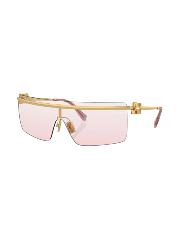 Miu Miu Eyewear Zonnebril zonder montuur - Goud
