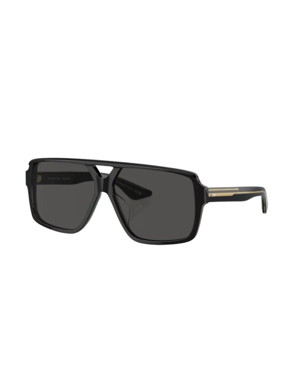 Oliver Peoples 1977c zonnebril met oversized montuur - Zwart