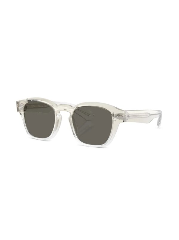 Oliver Peoples Maysen zonnebril met rond montuur - Beige