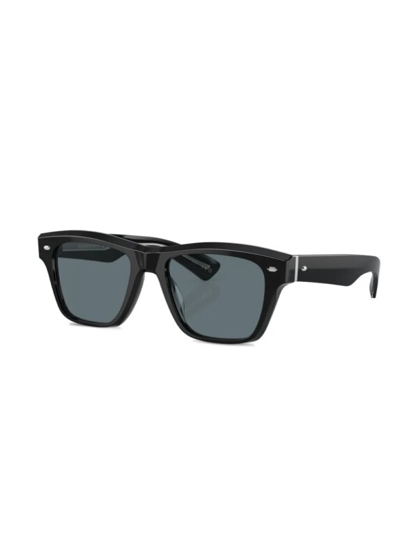 Oliver Peoples Sixties zonnebril met vierkant montuur - Zwart