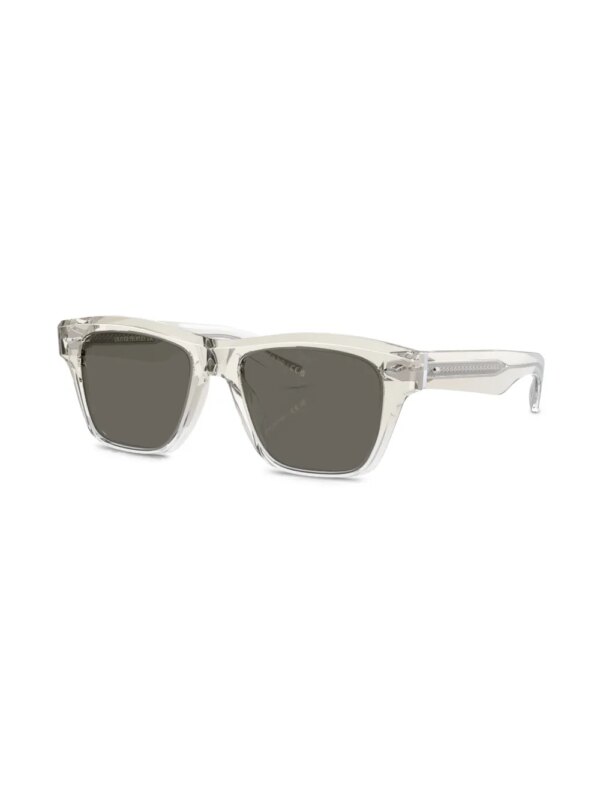 Oliver Peoples Sixties zonnebril met vierkant montuur - Beige