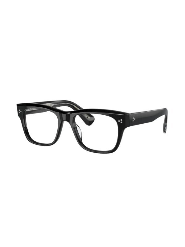 Oliver Peoples Birell zonnebril met vierkant montuur - Zwart