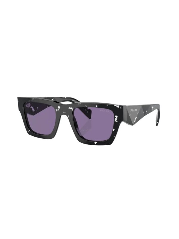 Prada Eyewear Zonnebril met vierkant montuur - Zwart