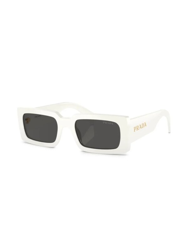 Prada Eyewear Zonnebril met logo - Wit