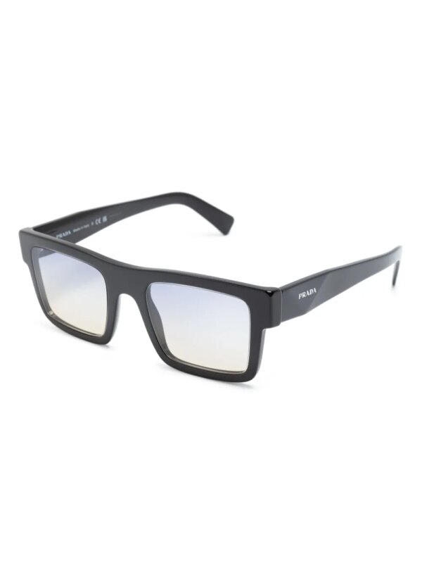 Prada Eyewear Zonnebril met vierkant montuur - Zwart