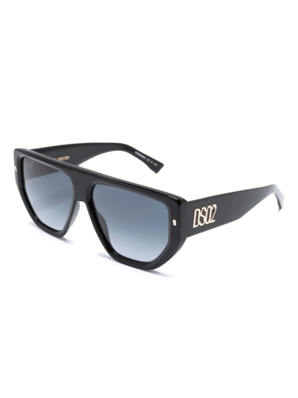 DSQUARED2 EYEWEAR Hype zonnebril met piloten montuur - Zwart