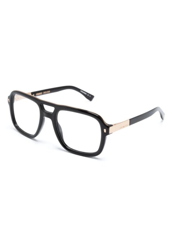 DSQUARED2 EYEWEAR Hype zonnebril met piloten montuur - Zwart