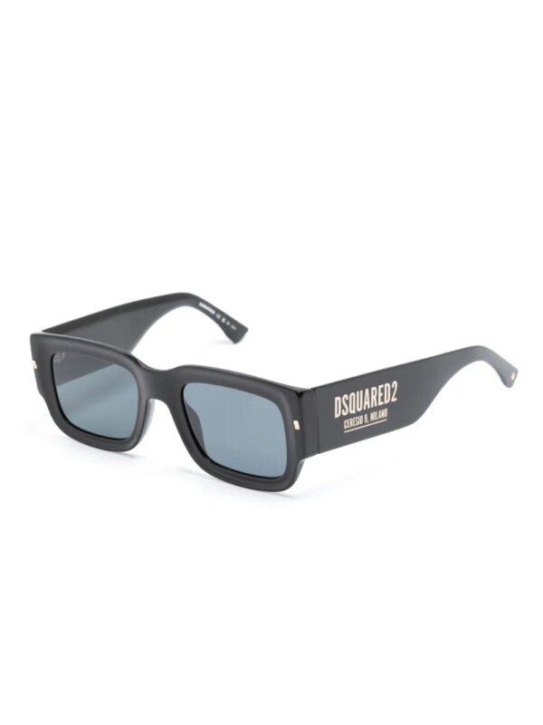 DSQUARED2 EYEWEAR Hype zonnebril met rechthoekig montuur - Zwart