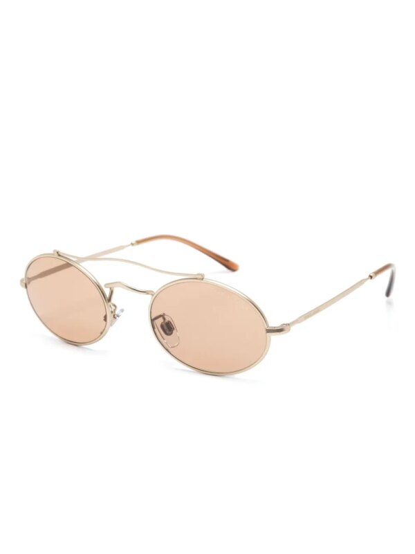 Giorgio Armani Zonnebril met rond montuur - Goud