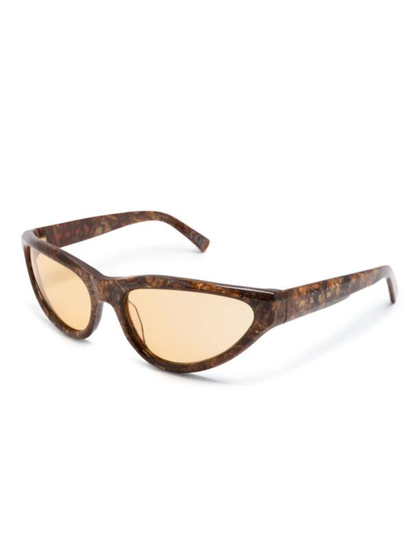 Marni Eyewear Mavericks Radica cat-eye zonnebril - Bruin