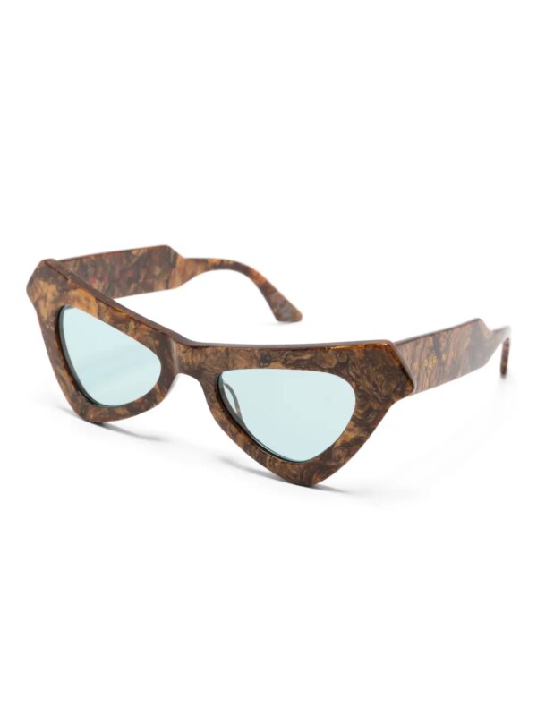 Marni Eyewear Fairy Pools Radica cat-eye zonnebril - Bruin