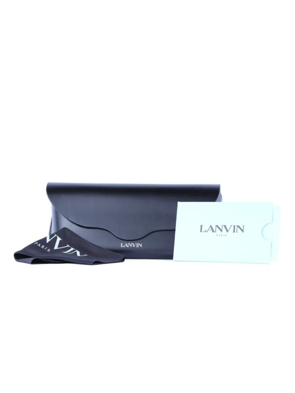 Lanvin Zonnebril met geometrisch montuur - Blauw