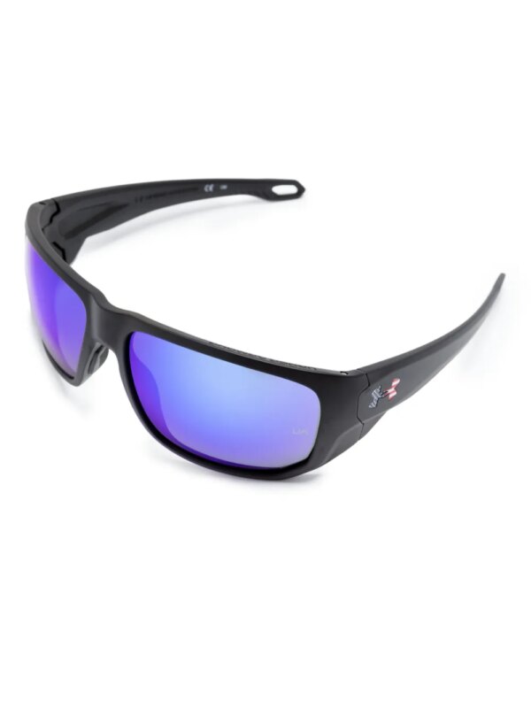 Under Armour Attack 2 zonnebril met rechthoekig montuur - Zwart