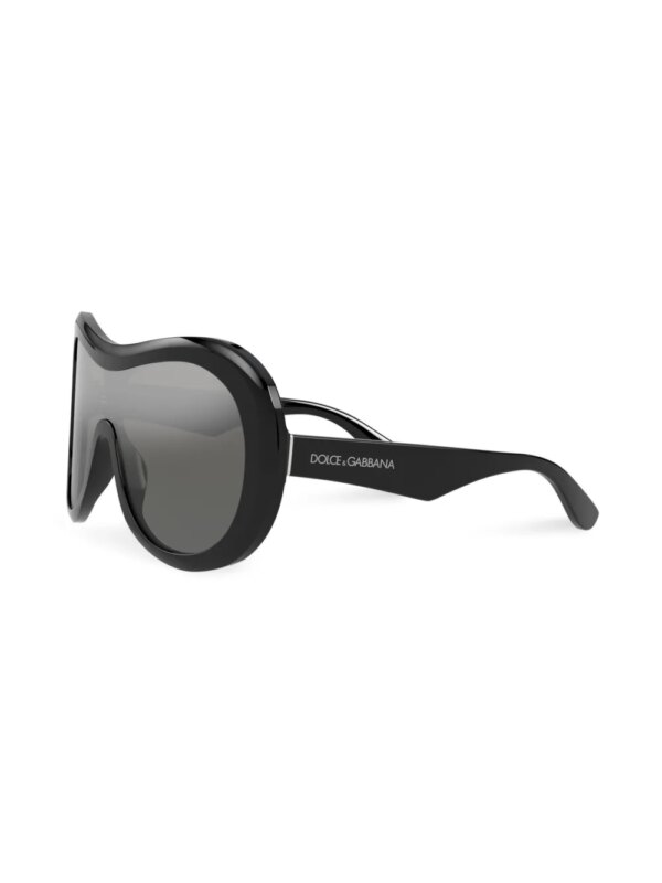 Dolce & Gabbana Eyewear DNA zonnebril met oversized montuur - Zwart