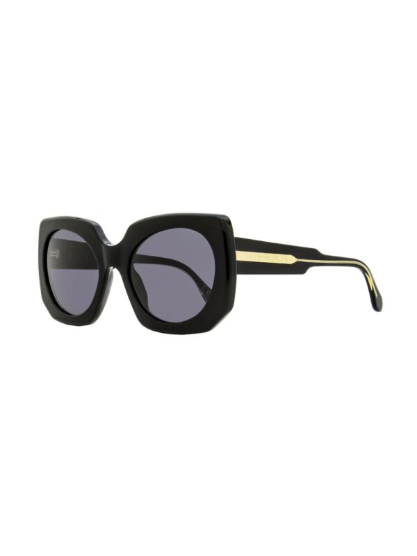 Marni Eyewear Zonnebril met oversized montuur - Zwart