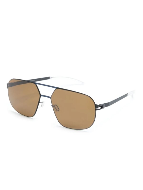Mykita Angus zonnebril met piloten montuur - Grijs