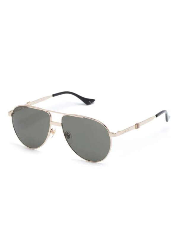 Gucci Eyewear Zonnebril met piloten montuur - Goud