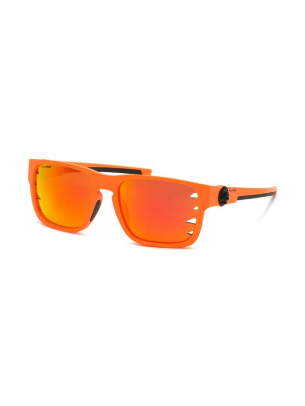 Plein Sport Gaze zonnebril met vierkant montuur - Oranje