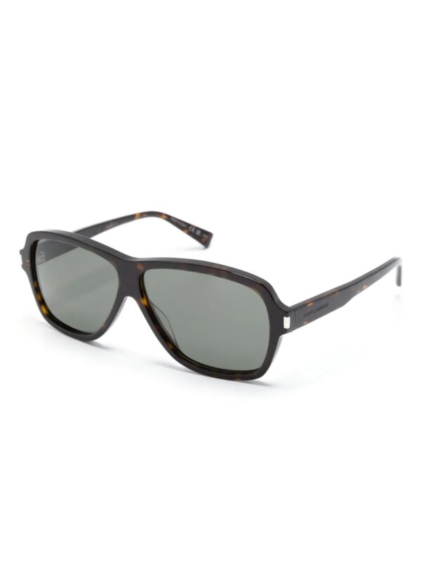 Saint Laurent Eyewear Carolyn zonnebril met oversized montuur - Grijs